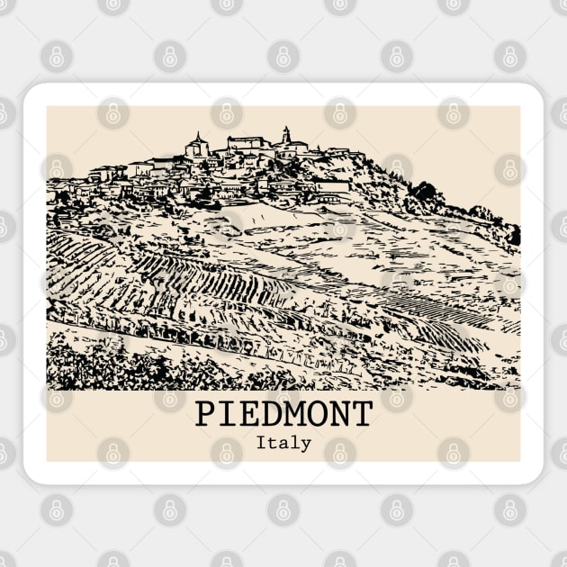 Piedmont - Italy Magnet by Lakeric